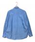AURALEE (オーラリー) WASHED FINX TWILL BIG SHIRT ブルー サイズ:4：18000円
