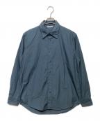AURALEEオーラリー）の古着「HIGH COUNT FINX OX SHIRT」｜グリーン