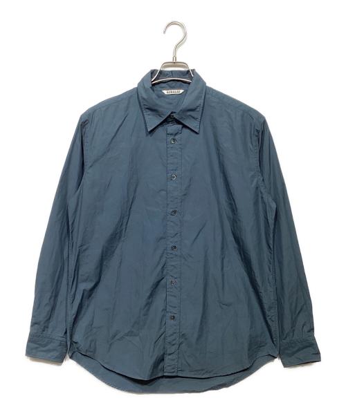 AURALEE（オーラリー）AURALEE (オーラリー) HIGH COUNT FINX OX SHIRT グリーン サイズ:3の古着・服飾アイテム