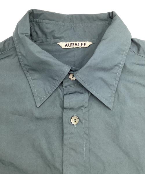 AURALEE（オーラリー）AURALEE (オーラリー) HIGH COUNT FINX OX SHIRT グリーン サイズ:3の古着・服飾アイテム