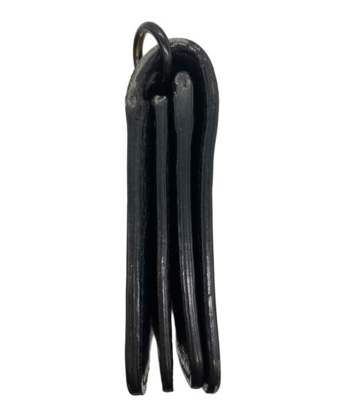 Saint Laurent Paris（サンローランパリ）Saint Laurent Paris (サンローランパリ) レザーフラップウォレット ブラックの古着・服飾アイテム