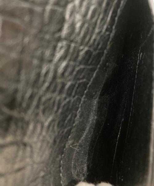 Saint Laurent Paris（サンローランパリ）Saint Laurent Paris (サンローランパリ) レザーフラップウォレット ブラックの古着・服飾アイテム