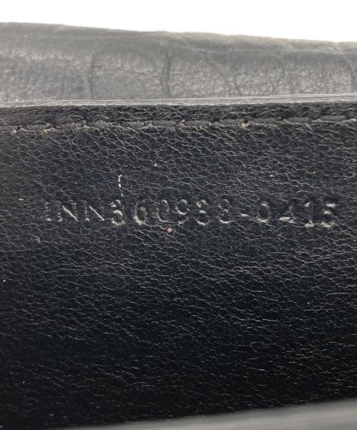 Saint Laurent Paris（サンローランパリ）Saint Laurent Paris (サンローランパリ) レザーフラップウォレット ブラックの古着・服飾アイテム