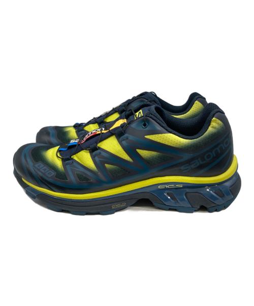 SALOMON（サロモン）SALOMON (サロモン) XT-6 SKYLINE　474404 イエロー×ネイビー サイズ:US9の古着・服飾アイテム