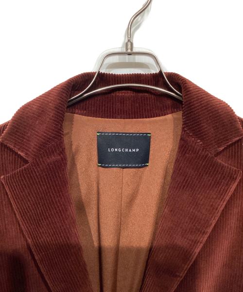 LONGCHAMP（ロンシャン）LONGCHAMP (ロンシャン) コーデュロイジャケット ブラウン サイズ:36の古着・服飾アイテム