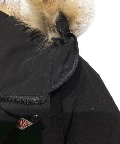 DANTON（ダントン）DANTON (ダントン) FAKE FUR HOODED DOWN JACKET ブラック サイズ:Sの古着・服飾アイテム