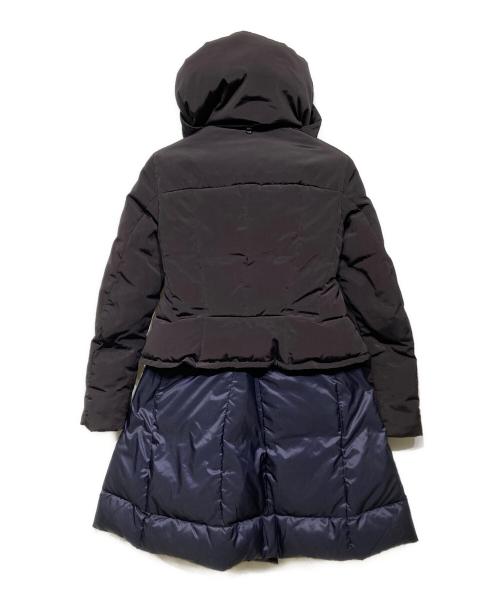 marithe francois girbaud LE JEAN DE（マリテフランソワジルボー）marithe francois girbaud LE JEAN DE (マリテフランソワジルボー) リボンデザイン中綿コート ネイビー サイズ:不明の古着・服飾アイテム