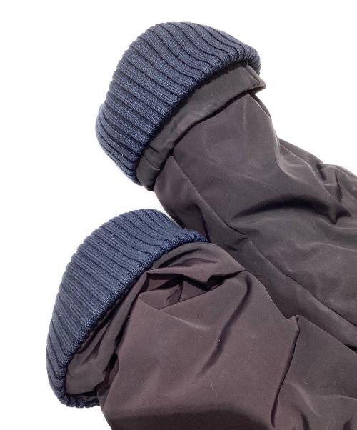 marithe francois girbaud LE JEAN DE（マリテフランソワジルボー）marithe francois girbaud LE JEAN DE (マリテフランソワジルボー) リボンデザイン中綿コート ネイビー サイズ:不明の古着・服飾アイテム