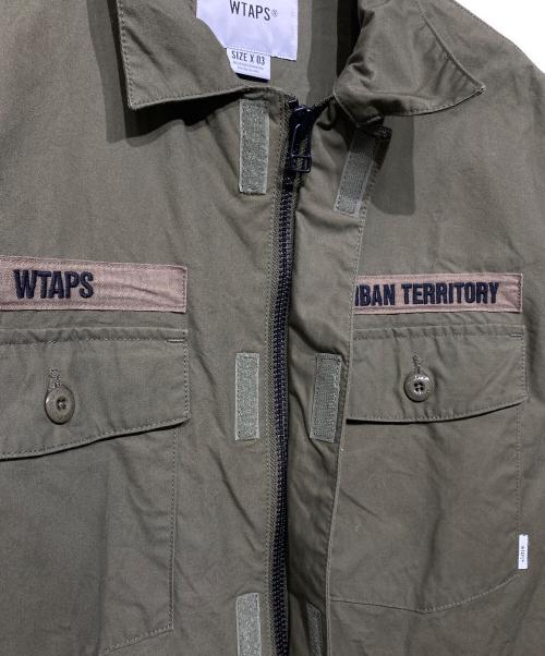 WTAPS（ダブルタップス）WTAPS (ダブルタップス) FLYERS/LS/COTTON.WEATHER オリーブ サイズ:03の古着・服飾アイテム