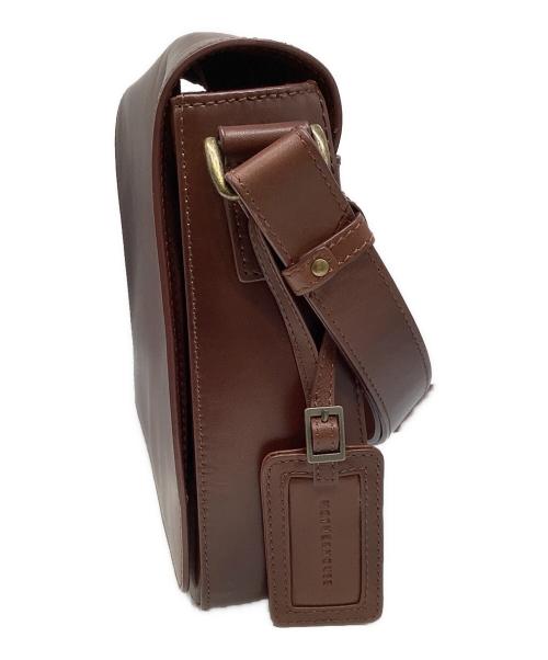 MOTHERHOUSE（マザーハウス）MOTHERHOUSE (マザーハウス) アンティーク B5 ショルダー ブラウンの古着・服飾アイテム