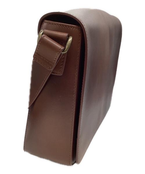 MOTHERHOUSE（マザーハウス）MOTHERHOUSE (マザーハウス) アンティーク B5 ショルダー ブラウンの古着・服飾アイテム