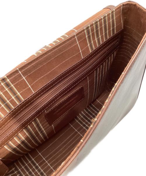 MOTHERHOUSE（マザーハウス）MOTHERHOUSE (マザーハウス) アンティーク B5 ショルダー ブラウンの古着・服飾アイテム