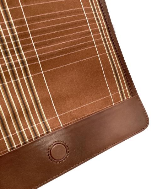 MOTHERHOUSE（マザーハウス）MOTHERHOUSE (マザーハウス) アンティーク B5 ショルダー ブラウンの古着・服飾アイテム