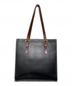 Herzヘルツ）の古着「レザートートバッグ」｜ブラック