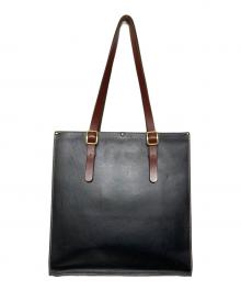 Herz（ヘルツ）の古着「レザートートバッグ」｜ブラック