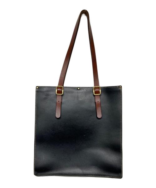 Herz（ヘルツ）Herz (ヘルツ) レザートートバッグ ブラックの古着・服飾アイテム