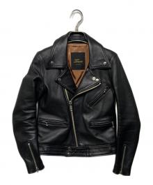 TRUNO by NOISE MAKER（トルノバイノイズメーカー）の古着「ダブルライダースジャケット NM-LJ-009」｜ブラック