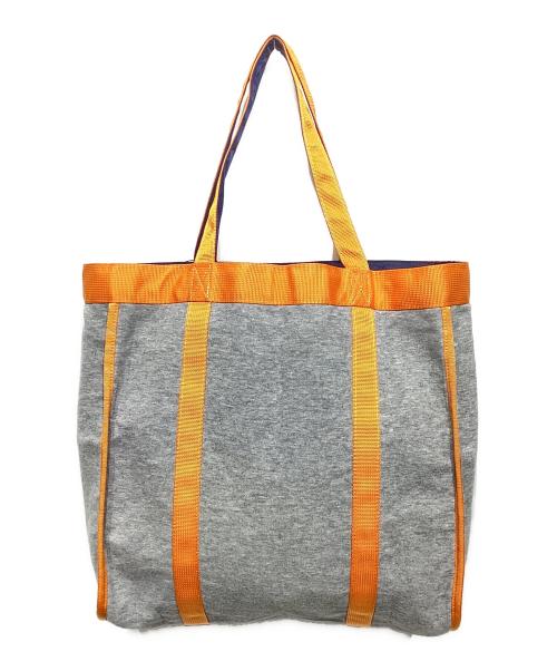 PORTER（ポーター）PORTER (ポーター) LOOPWHEELER (ループウィラー) トートバッグ グレー×オレンジの古着・服飾アイテム