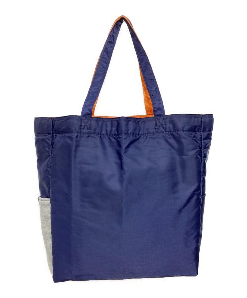 PORTER（ポーター）PORTER (ポーター) LOOPWHEELER (ループウィラー) トートバッグ グレー×オレンジの古着・服飾アイテム