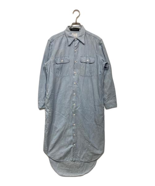 MADISON BLUE（マディソンブルー）MADISON BLUE (マディソンブルー) HAMPTON CHAMBRAY OP（ハンプトン シャンブレー） ブルー サイズ:00（XS）の古着・服飾アイテム