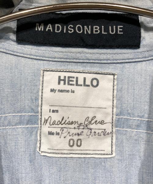 MADISON BLUE（マディソンブルー）MADISON BLUE (マディソンブルー) HAMPTON CHAMBRAY OP（ハンプトン シャンブレー） ブルー サイズ:00（XS）の古着・服飾アイテム