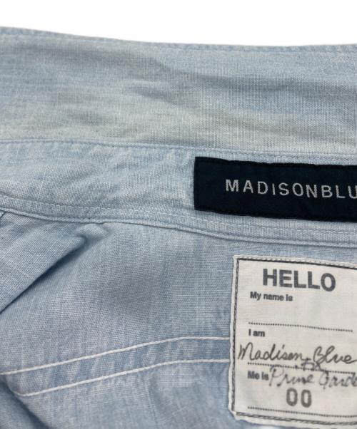 MADISON BLUE（マディソンブルー）MADISON BLUE (マディソンブルー) HAMPTON CHAMBRAY OP（ハンプトン シャンブレー） ブルー サイズ:00（XS）の古着・服飾アイテム