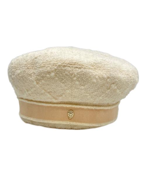 HELEN KAMINSKI（ヘレンカミンスキー）HELEN KAMINSKI (ヘレンカミンスキー) ツイードベレー帽 ベージュの古着・服飾アイテム