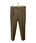 PT01ピーティーゼロウーノ）の古着「DRAPER ウールスラックスパンツ」｜ブラウン