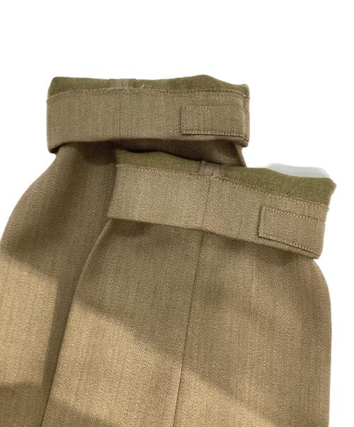 PT01（ピーティーゼロウーノ）PT01 (ピーティーゼロウーノ) DRAPER ウールスラックスパンツ ブラウン サイズ:46の古着・服飾アイテム