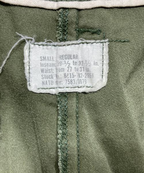 US ARMY（ユーエスアーミー）US ARMY (ユーエスアーミー) M-65 フィールドカーゴパンツ オリーブ サイズ:Sの古着・服飾アイテム