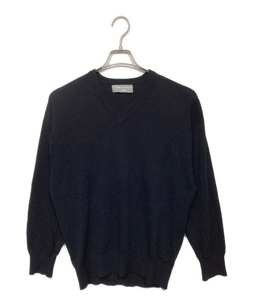 COMME des GARCONS HOMME（コムデギャルソン オム）COMME des GARCONS HOMME (コムデギャルソン オム) Vネックニット ブラック サイズ:記載なしの古着・服飾アイテム