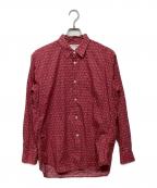 COMME des GARCONS SHIRTコムデギャルソンシャツ）の古着「ペイズリー柄シャツ　W27044」｜レッド