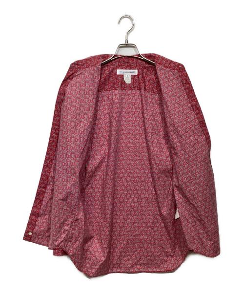 COMME des GARCONS SHIRT（コムデギャルソンシャツ）COMME des GARCONS SHIRT (コムデギャルソンシャツ) ペイズリー柄シャツ　W27044 レッド サイズ:Mの古着・服飾アイテム