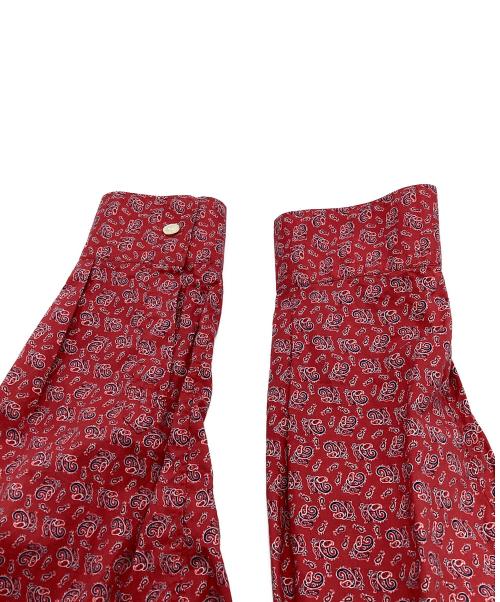COMME des GARCONS SHIRT（コムデギャルソンシャツ）COMME des GARCONS SHIRT (コムデギャルソンシャツ) ペイズリー柄シャツ　W27044 レッド サイズ:Mの古着・服飾アイテム