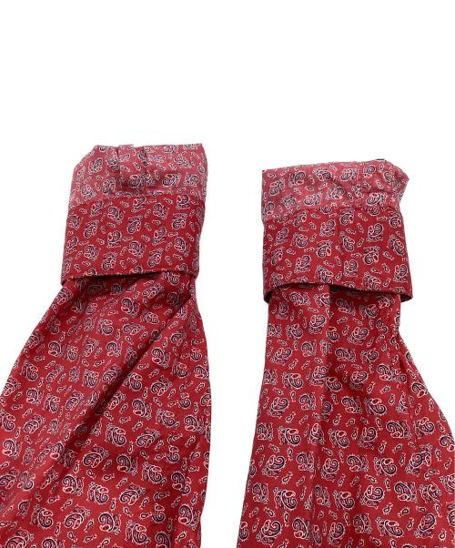 COMME des GARCONS SHIRT（コムデギャルソンシャツ）COMME des GARCONS SHIRT (コムデギャルソンシャツ) ペイズリー柄シャツ　W27044 レッド サイズ:Mの古着・服飾アイテム