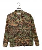 COMME des GARCONS HOMMEコムデギャルソン オム）の古着「90’ｓ　カモフラ柄シャツ」｜オリーブ
