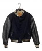 Golden Bearゴールデンベア）の古着「袖レザースタジャン」｜ブラック