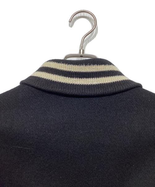 Golden Bear（ゴールデンベア）Golden Bear (ゴールデンベア) 袖レザースタジャン ブラック サイズ:Mの古着・服飾アイテム