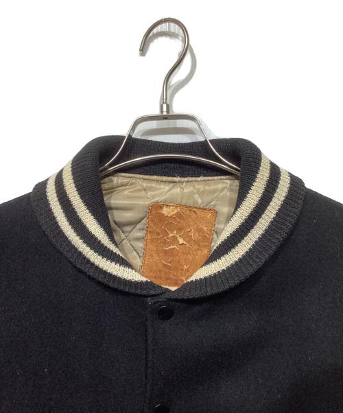 Golden Bear（ゴールデンベア）Golden Bear (ゴールデンベア) 袖レザースタジャン ブラック サイズ:Mの古着・服飾アイテム