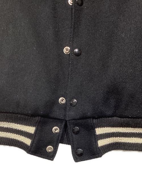 Golden Bear（ゴールデンベア）Golden Bear (ゴールデンベア) 袖レザースタジャン ブラック サイズ:Mの古着・服飾アイテム