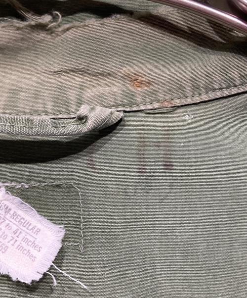 US ARMY（ユーエスアーミー）US ARMY (ユーエスアーミー) ジャングルファティーグジャケット グリーン サイズ:MEDIUMの古着・服飾アイテム