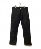 WEST RIDEウエストライド）の古着「COMFORMAX PADD MOTO PANTS」｜ブラック