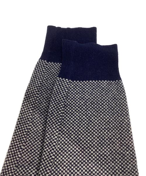 JIL SANDER（ジルサンダー）JIL SANDER (ジルサンダー) ウールニット グレー×ネイビー サイズ:記載なしの古着・服飾アイテム