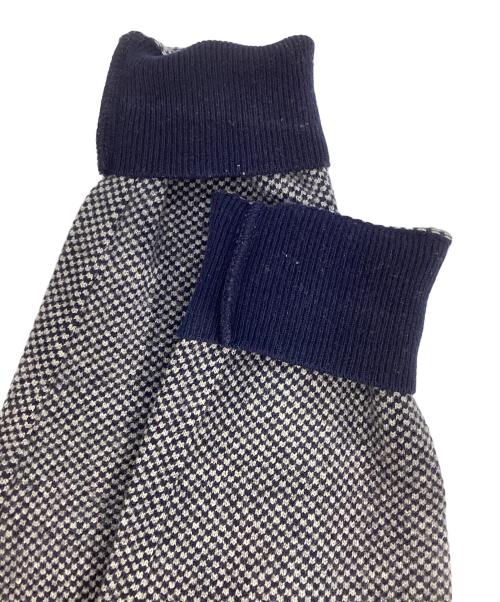 JIL SANDER（ジルサンダー）JIL SANDER (ジルサンダー) ウールニット グレー×ネイビー サイズ:記載なしの古着・服飾アイテム
