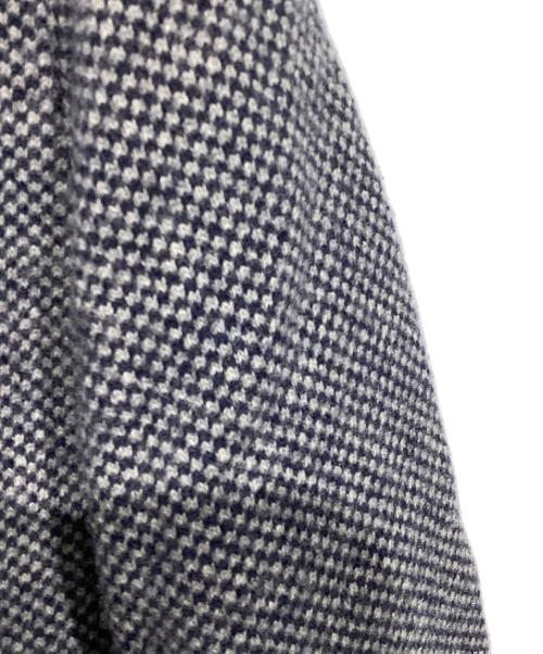 JIL SANDER（ジルサンダー）JIL SANDER (ジルサンダー) ウールニット グレー×ネイビー サイズ:記載なしの古着・服飾アイテム