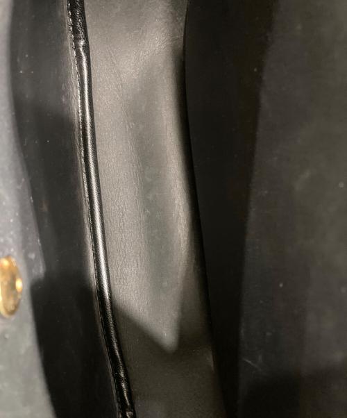 Christian Dior（クリスチャン ディオール）Christian Dior (クリスチャン ディオール) ハニカム柄ショルダーバッグ ブラックの古着・服飾アイテム