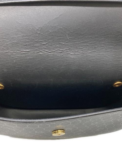 Christian Dior（クリスチャン ディオール）Christian Dior (クリスチャン ディオール) ハニカム柄ショルダーバッグ ブラックの古着・服飾アイテム