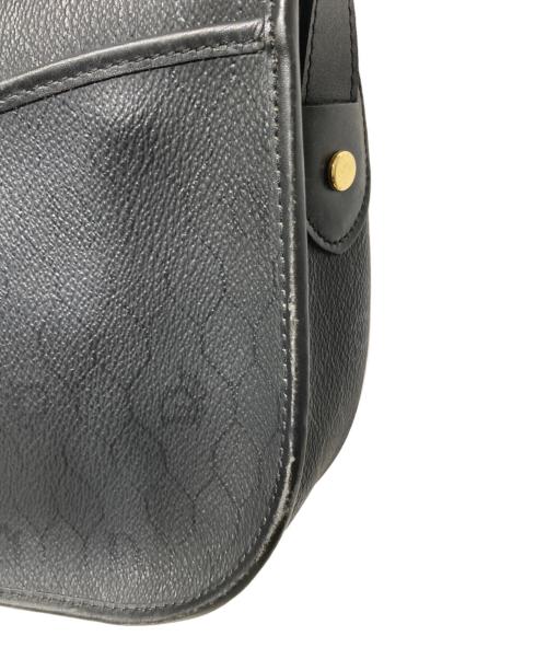 Christian Dior（クリスチャン ディオール）Christian Dior (クリスチャン ディオール) ハニカム柄ショルダーバッグ ブラックの古着・服飾アイテム