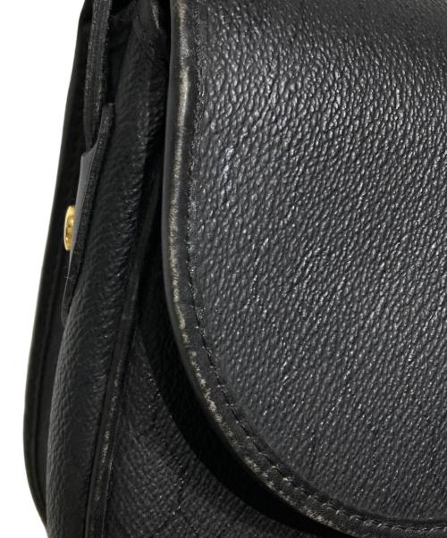 Christian Dior（クリスチャン ディオール）Christian Dior (クリスチャン ディオール) ハニカム柄ショルダーバッグ ブラックの古着・服飾アイテム