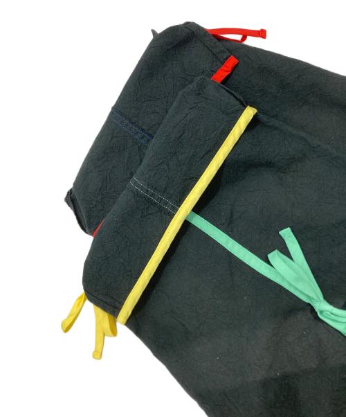 RHODOLIRION（ロドリリオン）RHODOLIRION (ロドリリオン) カラーテープパンツ ブラックの古着・服飾アイテム